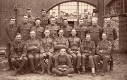 Picture of un-known members of the Isle of Wight Rifles