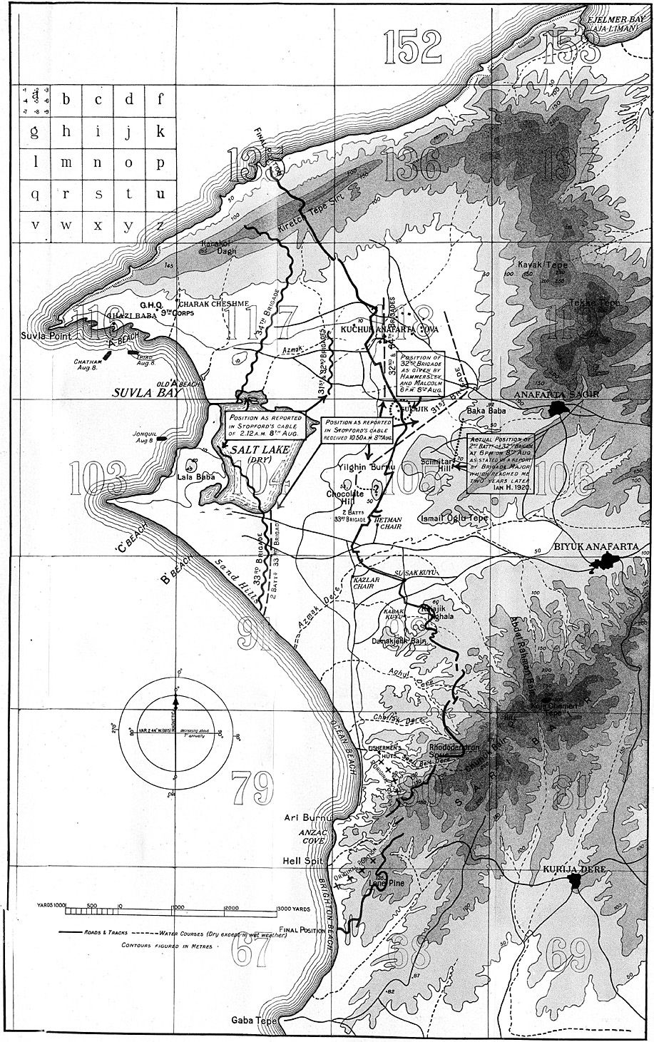 Map of Sulva Bay 1915